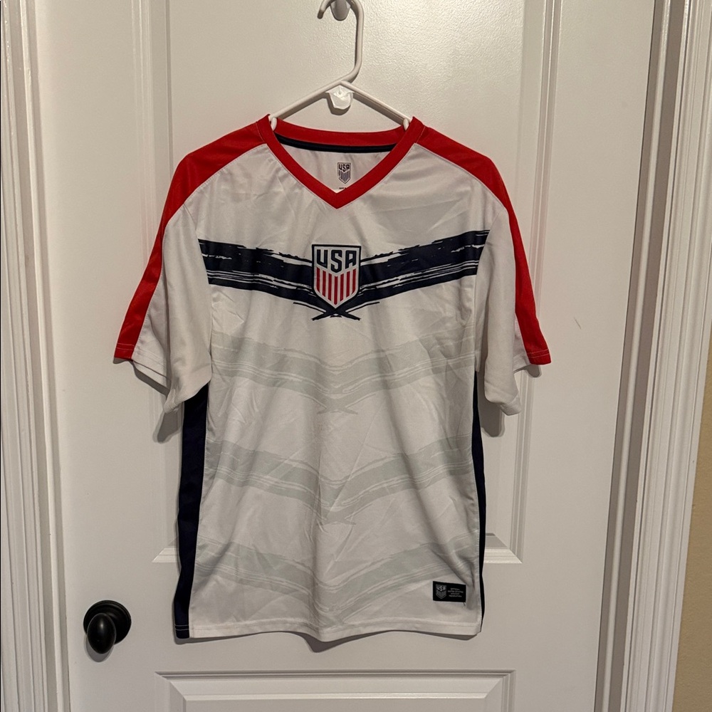 USA Red and White Men's Jersey